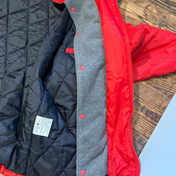 VINTAGE Wisconsin Badgers Parka Winter Jacket RARE Quilted Layered Mens Size XL - Picture 11 of 12